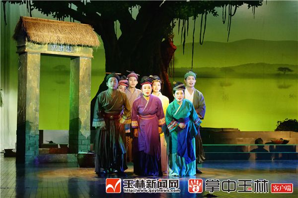 桂南采茶戏《绿珠女》走进玉林校园