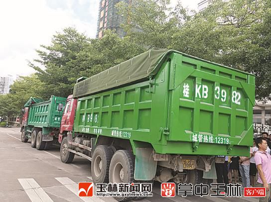 玉林市推进渣土车密闭化改进工作