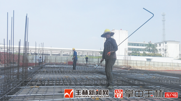 玉林火车站站前广场项目建设加紧推进